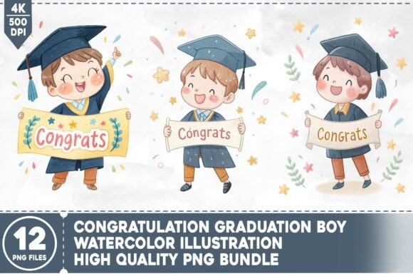 Congratulation Graduation Boy: Design & Use
