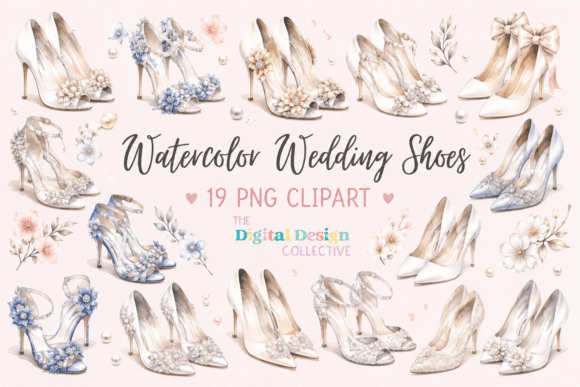 Evaluating the Wedding Shoes Clipart Bundle for Your Creative Projects