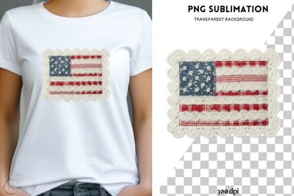 Patriotic Patchwork Flag PNG, USA Fabric: A Guide to Americana Design