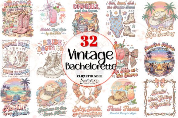 Vintage Coastal Cowgirl Bachelorette Style