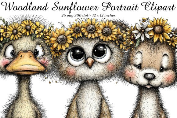 Woodland Sunflower Animals Clipart: Creative Uses and Practical Tips to Avoid Common Mistakes